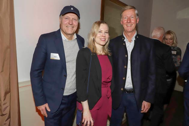 abb Joja Wendt, Julia Ruhs, Dr Harald Vogelsang as guests at the 31 Blankeneser New Years Reception at Hotel Suellberg on 08 01 2026 in Hamburg Hamburg Germany