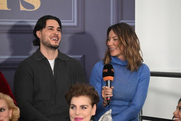 RTVE presents Decomasters Carlo Costanzia and Mar Flores during the presentation of Decomasters at Gran Vía Venue, January 9, 2026, in Madrid Spain DECOMASTERS PRORGRAM FAMOUS TELEVISION DECORATION José Madrid Madrid Madrid Spain  Copyright: xJosÃ xOlivax 7206312