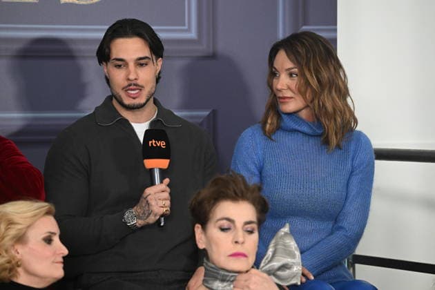 RTVE presents Decomasters Carlo Costanzia and Mar Flores during the presentation of Decomasters at Gran Vía Venue, January 9, 2026, in Madrid Spain DECOMASTERS PRORGRAM FAMOUS TELEVISION DECORATION José Madrid Madrid Madrid Spain  Copyright: xJosÃ xOlivax 7206337