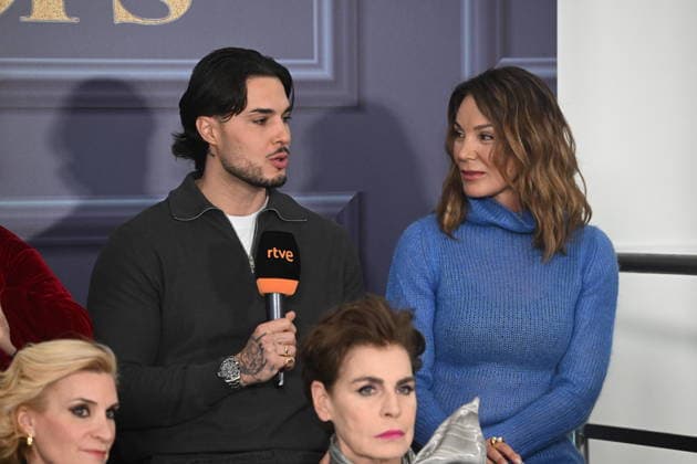 RTVE presents Decomasters Carlo Costanzia and Mar Flores during the presentation of Decomasters at Gran Vía Venue, January 9, 2026, in Madrid Spain DECOMASTERS PRORGRAM FAMOUS TELEVISION DECORATION José Madrid Madrid Madrid Spain  Copyright: xJosÃ xOlivax 7206338