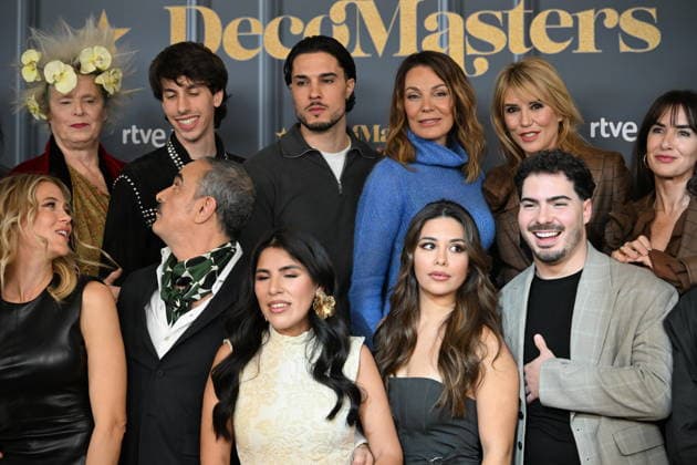 RTVE presents Decomasters The contestants of the talent show during the presentation of Decomasters at Gran Vía Venue, on January 9, 2026, in Madrid Spain DECOMASTERS PRORGRAM FAMOUS TELEVISION DECORATION José Madrid Madrid Madrid Spain  Copyright: xJosÃ xOlivax 7206474