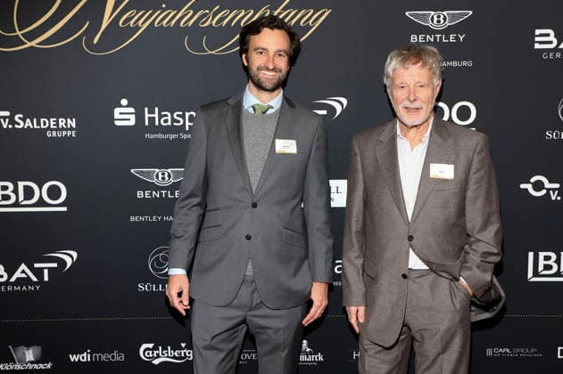 Jonas Wolff and Ulf Wolff at the 31 Blankeneser New Years Reception at Hotel Süllberg Hamburg, 08 01 2026 Foto:xgbrcix xFuturexImagex neujahrsempfang_6105