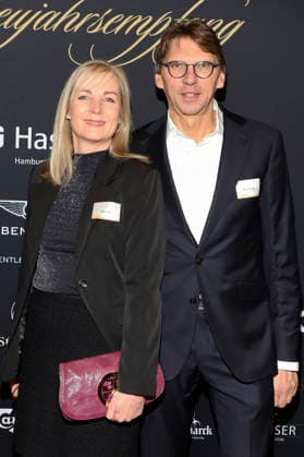 Daniela Gäthje and Hans Peter Gäthje at the 31 Blankeneser New Years Reception at Hotel Süllberg Hamburg, 08 01 2026 Foto:xgbrcix xFuturexImagex neujahrsempfang_6111