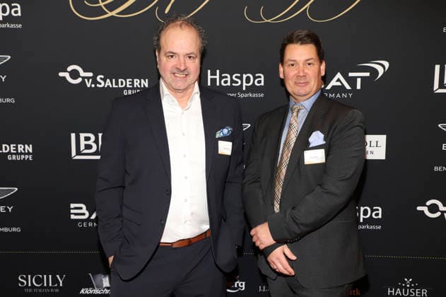 Enrico Casini and Patrick Görner at the 31 Blankenese New Years reception at Hotel Süllberg Hamburg, 08 01 2026 Foto:xgbrcix xFuturexImagex neujahrsempfang_6112