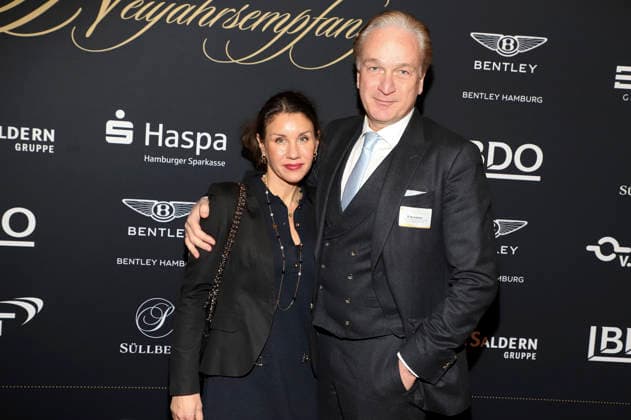 Mona Bremer and Henrik Bremer at the 31 Blankeneser New Years Reception at Hotel Süllberg Hamburg, 08 01 2026 Foto:xgbrcix xFuturexImagex neujahrsempfang_6122