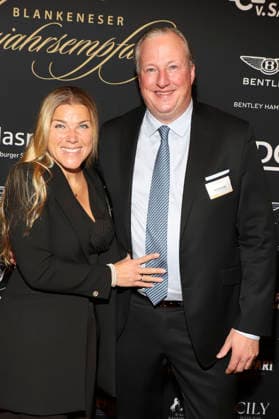 Asja Leyba and John Patrick Leyba at the 31 Blankeneser New Years Reception at Hotel Süllberg Hamburg, 08 01 2026 Foto:xgbrcix xFuturexImagex neujahrsempfang_6126