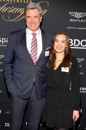 Johann Heinrich Riekers and Janine Ilsohn at the 31 Blankeneser New Years Reception at Hotel Süllberg Hamburg, 08 01 2026 Foto:xgbrcix xFuturexImagex neujahrsempfang_6129