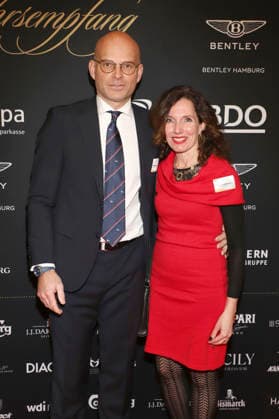 Jakob Winkelmann and Jeannette Winkelmann at the 31 Blankeneser New Years Reception at Hotel Süllberg Hamburg, 08 01 2026 Foto:xgbrcix xFuturexImagex neujahrsempfang_6137