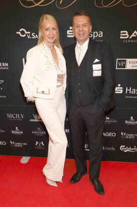Christina Oral and Sinan Oral at the 31 Blankeneser New Years Reception at Hotel Süllberg Hamburg, 08 01 2026 Foto:xgbrcix xFuturexImagex neujahrsempfang_6139