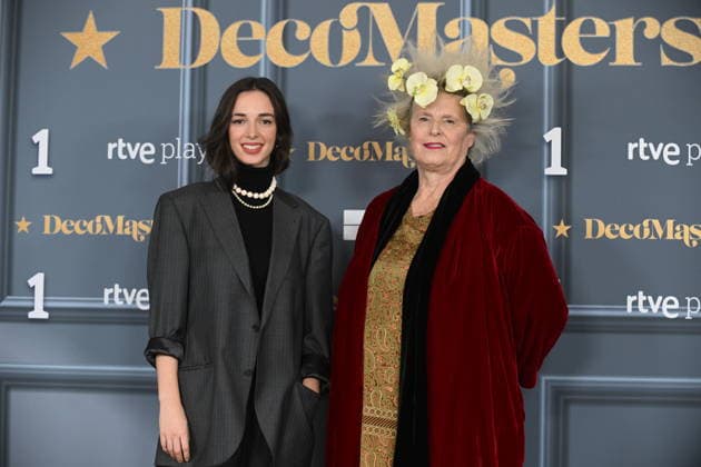 RTVE presents Decomasters I D Palito and Lucía Dominguín during the presentation of Decomasters at Gran Vía Venue, January 9, 2026, in Madrid Spain DECOMASTERS FAMOUS TELEVISION PROGRAM DECORACIÓN José Madrid Madrid Madrid Espana  Copyright: xJosÃ xOlivax 7206540