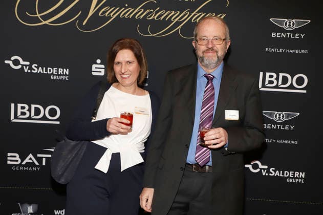 Claudia Drexel and Thomas Berbner at the 31 Blankeneser New Years Reception at Hotel Süllberg Hamburg, 08 01 2026 Foto:xgbrcix xFuturexImagex neujahrsempfang_6141