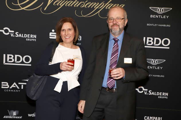 Claudia Drexel and Thomas Berbner at the 31 Blankeneser New Years Reception at Hotel Süllberg Hamburg, 08 01 2026 Foto:xgbrcix xFuturexImagex neujahrsempfang_6142