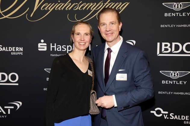 Franziska Dunger and Christian Dunger at the 31 Blankeneser New Years Reception at Hotel Süllberg Hamburg, 08 01 2026 Foto:xgbrcix xFuturexImagex neujahrsempfang_6149