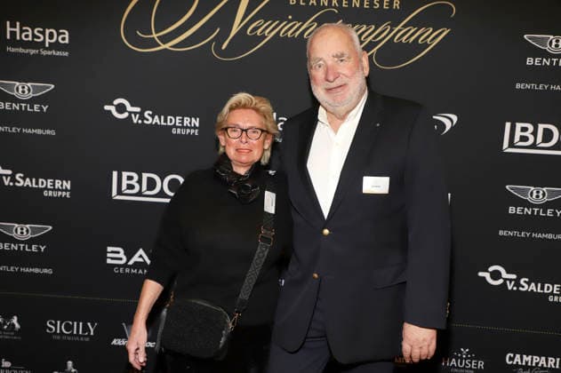 Ingrid Bostel and Gerd Bostel at the 31 Blankeneser New Years Reception at Hotel Süllberg Hamburg, 08 01 2026 Foto:xgbrcix xFuturexImagex neujahrsempfang_6169