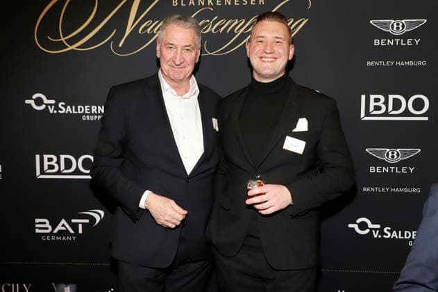 Jens Stacklies and Philipp Stacklies at the 31 Blankeneser New Years Reception at Hotel Süllberg Hamburg, 08 01 2026 Foto:xgbrcix xFuturexImagex neujahrsempfang_6173