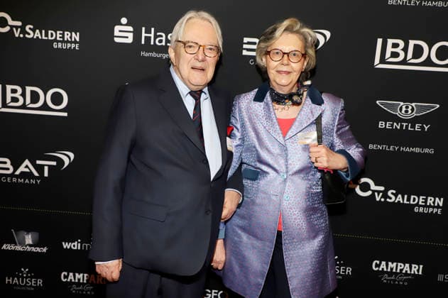 Howard Korch and Gabriele Kroch at the 31 Blankeneser New Years Reception at Hotel Süllberg Hamburg, 08 01 2026 Foto:xgbrcix xFuturexImagex neujahrsempfang_6174