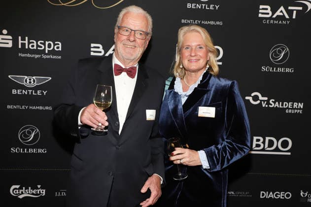 Hans Duncker and Kerstin Heimann at the 31 Blankeneser New Years Reception at Hotel Süllberg Hamburg, 08 01 2026 Foto:xgbrcix xFuturexImagex neujahrsempfang_6175