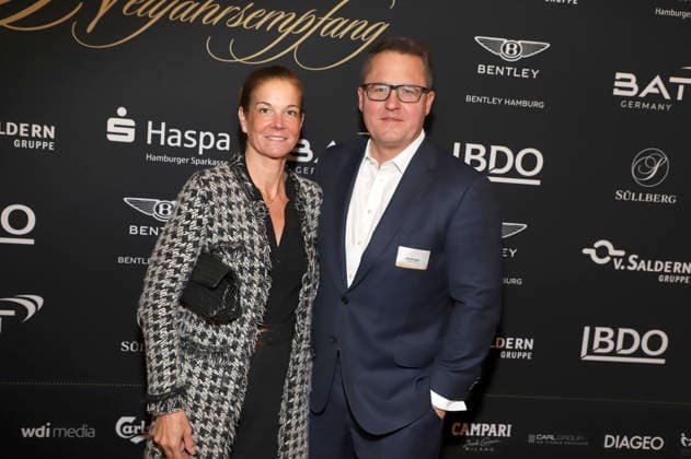 Jaana Lucius and Dominik Lucius at the 31 Blankeneser New Years Reception at Hotel Süllberg Hamburg, 08 01 2026 Foto:xgbrcix xFuturexImagex neujahrsempfang_6181