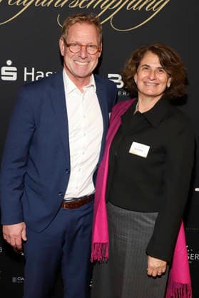 Christian Gerloff and Eva Tolosa at the 31 Blankeneser New Years Reception at Hotel Süllberg Hamburg, 08 01 2026 Foto:xgbrcix xFuturexImagex neujahrsempfang_6194