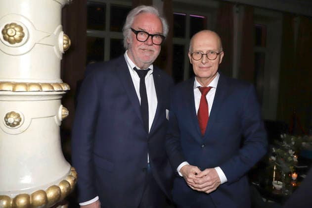 Klaus Schümann and Peter Tschentscher at the 31 Blankenes New Years reception at Hotel Süllberg Hamburg, 08 01 2026 Foto:xgbrcix xFuturexImagex neujahrsempfang_6213