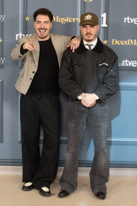 RTVE presents Decomasters Los Gemeliers during the presentation of Decomasters, at Gran Vía Venue, on January 9, 2026, in Madrid Spain Decomasters is a talent show produced by RTVE that combines creativity, interior design and glamour 09 JANUARY 2026 Madrid Madrid Spain  Copyright: xEduardoxParrax 7206564