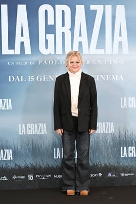 January 9, 2026, Rome, Rome, Italy: Presentation of the film La Grazia. Pictured: Milvia Marigliano . Rome, Italy 09 January 2026 Rome Italy  - ZUMAa289 20260109_zia_a289_095 Copyright: xMariaxLauraxAntonellix