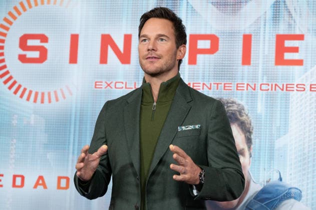 Chris Pratt at the Sin Piedad (Mercy) photocall in Madrid, Spain - 09 Jan 2026 US actor Chris Pratt attends the Sin Piedad (Mercy) photocall at Four Seasons Hotel in Madrid. Madrid Spain Copyright: xAtilanoxGarciax xSOPAxImagesx photos01802