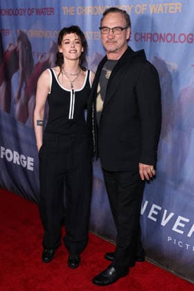 Los Angeles Premiere Of The Forge s The Chronology Of Water HISTORIC FILIPINOTOWN, LOS ANGELES, CALIFORNIA, USA - JANUARY 08: American actress and director Kristen Stewart wearing Chanel and American actor, comedian, singer, musician, producer, writer, and director Jim Belushi arrive at the Los Angeles Premiere Of The Forge s The Chronology Of Water held at 2220 Arts + Archives on January 8, 2026 in Historic Filipinotown, Los Angeles, California, United States., Credit:Xavier Collin Avalon United States, California, Los Angeles, 2220 Arts + Archives  Copyright: xXavierxCollinx xAvalonx 1064500248