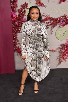 The Hollywood Reporter And Spotify - Nominees Night, Arrivals Quinta Brunson attends the THR x Spotify Nominees Night ay The Lot at Formosa on January 08, 2026 in West Hollywood, California. West Hollywood The Lot at Formosa California USA Copyright: xCraSH imageSPACEx