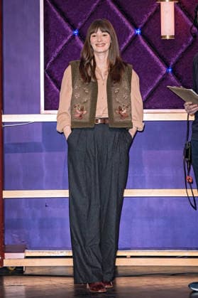 MDR Riverboat actress Maria Ehrich on the occasion of the recording of the MDR talk show Riverboat on 09 01 2026 in the Mediacity Leipzig 20260109SFL0034