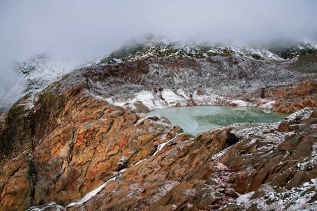 Blick auf den Rhonegletschersee in der Schweiz. View of the Rhone Glacier Lake in Switzerland. (License=RF) Copyright: xZoonar.com BernhardxKlarx 24459116