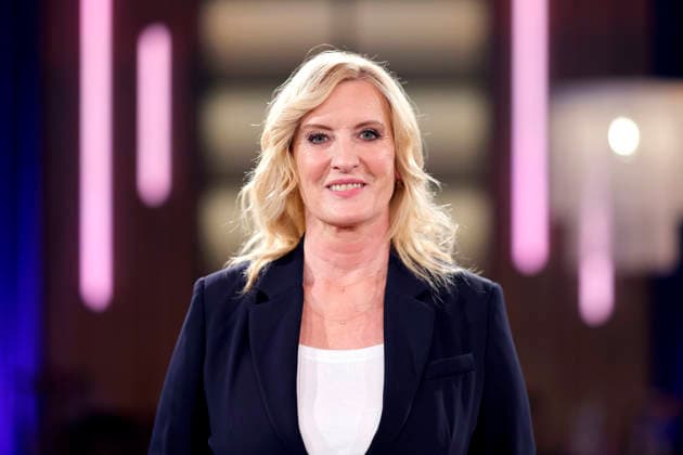 Presenter Claudia Kleinert at the recording of the WDR talk show Kölner Treff in WDR Studio BS 3 Cologne, 09 01 2026 NRW Germany Copyright: xChristophxHardtx