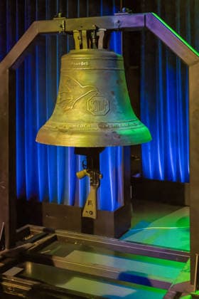 Kölner Treff on January 09, 2026 The picture shows the Peace Bell The musician and songwriter Michael Patrick Kelly has had such a bell made from melted-down weapons The