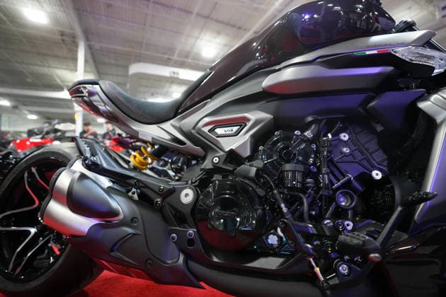 2026 North American International Motorcycle Supershow TORONTO, CANADA - JANUARY 9 : 2026 Diavel Diavel v4 is seen at the 50th annual North American International Motorcycle Supershow at the International Centre in Mississauga, Ontario, Canada on January 9, 2026. Mert Alper Dervis Anadolu Ontario Canada. Editorial use only. Please get in touch for any other usage.  Copyright: x2026xAnadoluxMertxAlperxDervisx
