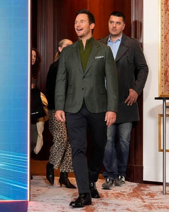 Chris Pratt during the presentation in Madrid of the film Sin Piedad (Mercy). January 9, 2026. (2026010919)