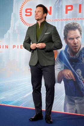 Chris Pratt during the presentation in Madrid of the film Sin Piedad (Mercy). January 9, 2026. (20260109283)
