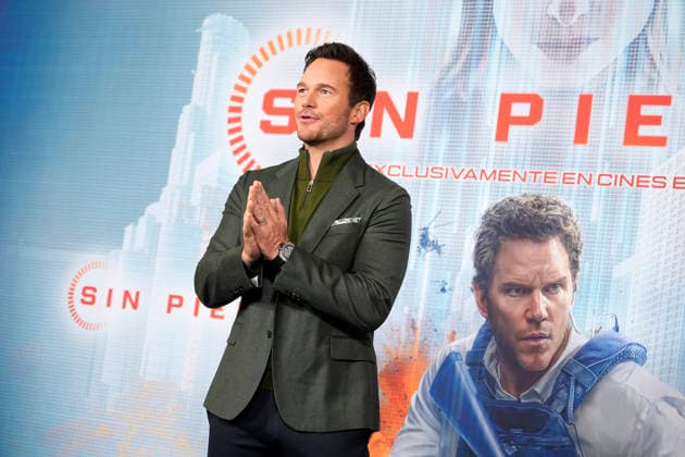 Chris Pratt during the presentation in Madrid of the film Sin Piedad (Mercy). January 9, 2026. (20260109307)