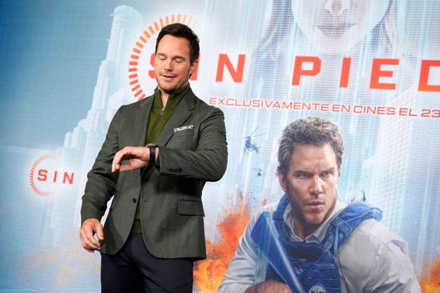 Chris Pratt during the presentation in Madrid of the film Sin Piedad (Mercy). January 9, 2026. (2026010993)