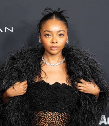 January 9, 2026, Santa Monica, California, United States: Skai Jackson arrives on the red carpet of 2026 WWD Style Awards at the Regent hotel in Santa Monica Beach California on Jan. 9th 2025. Santa Monica United States - ZUMAt169 20260109_zep_t169_005 Copyright: xConnorxTerryx