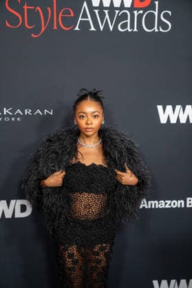 January 9, 2026, Santa Monica, California, United States: Skai Jackson arrives on the red carpet of 2026 WWD Style Awards at the Regent hotel in Santa Monica Beach California on Jan. 9th 2025. Santa Monica United States - ZUMAt169 20260109_zep_t169_006 Copyright: xConnorxTerryx