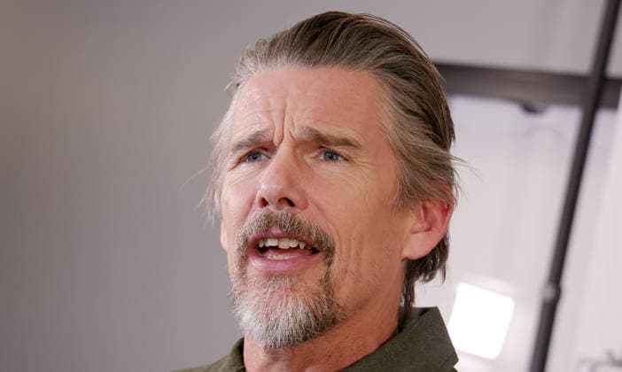 9 January 2026 - Los Angeles, California - Ethan Hawke. The Stella Adler Academy of Acting and Theatre Staged Benefit Reading Of All The President s Men held at Harmony Gold Theater l in Los Angeles. Los Angeles USA - ZUMAa123 20260109_zaa_a123_044 Copyright: xADx