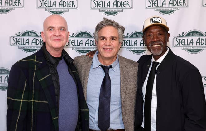 9 January 2026 - Los Angeles, California -Ethan Silverman, Mark Ruffalo, Don Cheadle. The Stella Adler Academy of Acting and Theatre Staged Benefit Reading Of All The President s Men held at Harmony Gold Theater l in Los Angeles. Los Angeles USA - ZUMAa123 20260109_zaa_a123_104 Copyright: xADx