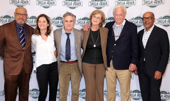 Soiree caritative All The President s Men 9 January 2026 Los Angeles, California Laurence Fishburne, Amy Brenneman, Mark Ruffalo, Elsa Walsh, Christian Williams, Kevin Merida The Stella Adler Academy of Acting and Theatre Staged Benefit Reading Of All The President s Men held at Harmony Gold Theater l in Los Angeles Photo Credit AdMedia 452053 2026 01 09 CA Los Angeles United States  Copyright: xAdMediax STAR_452053_001