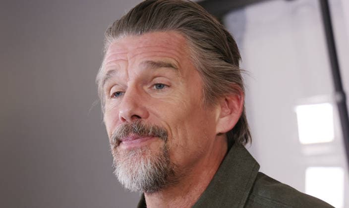 Soiree caritative All The President s Men 9 January 2026 Los Angeles, California Ethan Hawke The Stella Adler Academy of Acting and Theatre Staged Benefit Reading Of All The President s Men held at Harmony Gold Theater l in Los Angeles Photo Credit AdMedia 452053 2026 01 09 CA Los Angeles Etats Unis  Copyright: xAdMediax STAR_452053_013