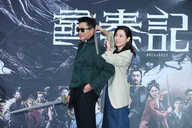 Movie Back To The Past Media Activity in Taipei TAIPEI, CHINA - JANUARY 9, 2026 - Hong Kong actor Louis Koo and actress Jessica Hester Hsuan attend the media activities of the movie Back to the Past in Taipei, China on January 9, 2026. Taipei Taiwan China  Copyright: xCFOTOx i1768066864449