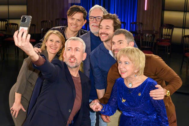Susan Link, Michael Patrick Kelly, Sebastian Pufpaff, Wolfgang Trepper, Tobias Krell, Micky Beisenherz and Anneliese Hackmann at the recording of the WDR talk show Kölner Treff in WDR Studio BS 3 Cologne, 09 01 2026 Foto:xW.xRanderathx xFuturexImagex koelner_treff0901_6102