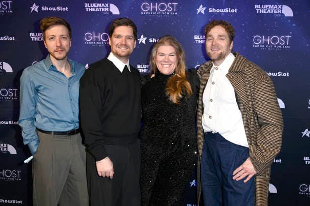 Gisa Flake and Knud Riepen with guests at the premiere of the musical Ghost Nachricht von Sam at the Stage Bluemax Theater at Potsdamer Platz Berlin, 09 01 2026 Foto:xN.xKubelkax xFuturexImagex ghost_6123