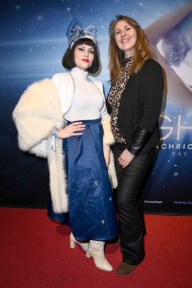 Pauline Stolze and Manuela Schikorsky at the premiere of the musical Ghost Nachricht von Sam at the Stage Bluemax Theater at Potsdamer Platz Berlin, 09 01 2026 Foto:xN.xKubelkax xFuturexImagex ghost_6135