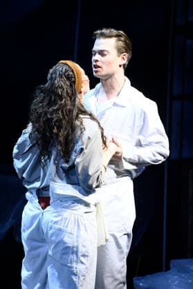 Musical performers at the premiere of the musical Ghost Nachricht von Sam at the Stage Bluemax Theater at Potsdamer Platz Berlin, 09 01 2026 Foto:xN.xKubelkax xFuturexImagex ghost_6140