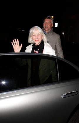 High Noon press night performance Dame Helen Mirren leaves the press night performance of High Noon at the Harold Pinter Theatre, London, UK, 09 January 2026., Credit:James James Smart Pictures Avalon  Copyright: xJamesxJames SmartxPicturesx xAvalonx 1064789188